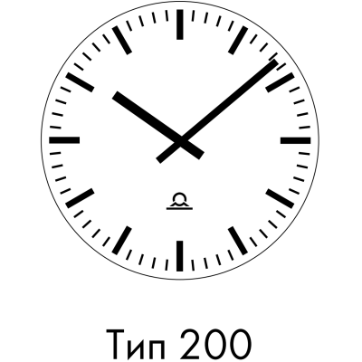 Стрелочные часы  * SLIM.E.25.200