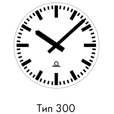 Стрелочные часы  STA.A.30.300.BW