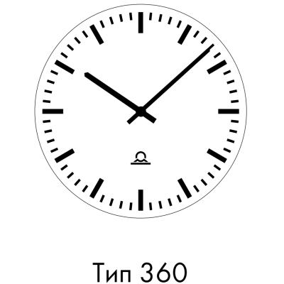 Стрелочные часы  STA.A.30.360.BW