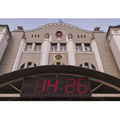 Уличные электронные часы Инфолайт-16