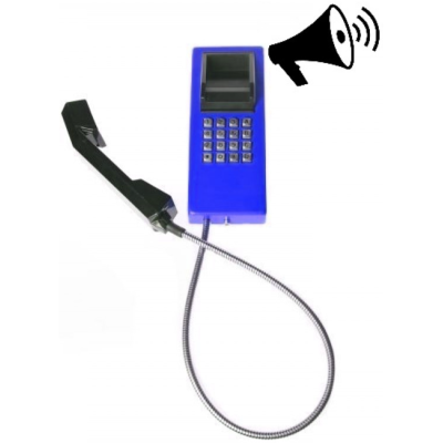 ТА201-МБУ1КС Промышленный антивандальный телефонный аппарат, узкий с сиреной