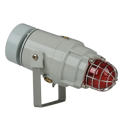 D1xC2X05R vers D Взрывозащищенный радиальный сигнализатор и ксеноновый строб-маяк для пылевых сред