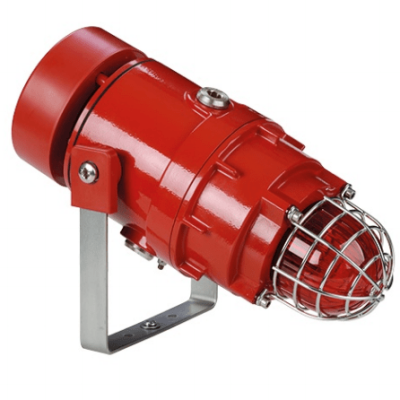 STExC1X05R Взрывозащищенная радиальная сирена-маяк стробоскоп