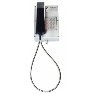 Промышленный всепогодный антивандальный телефонный аппарат ТА201-МБ IP65K