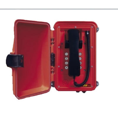 InduTel  Всепогодный промышленный телефон красный