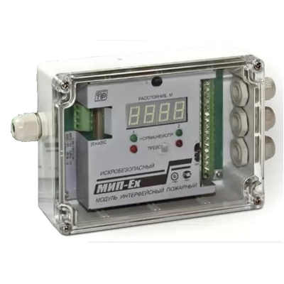 Модуль интерфейсный пожарный взрывозащищённый МИП-2И-Ex