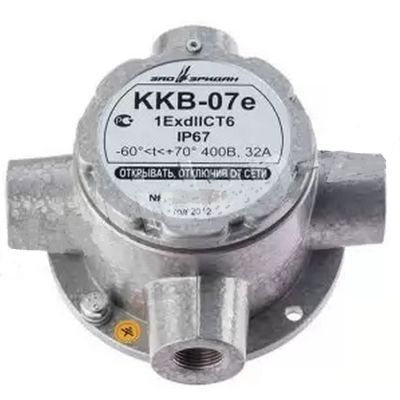 Коробка коммутационная взрывозащищённая крестовая ККВ-07е-К