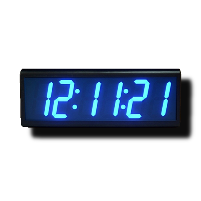 Цифровые вторичные cветодиодные часы ЦВС-6.С.100.МС.Т