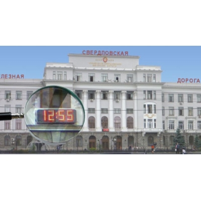 Уличные электронные часы Инфолайт-71