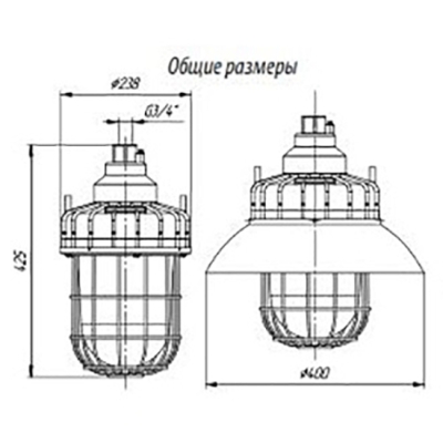 Взрывозащищенный светильник ВЭЛАН 11 Version 5