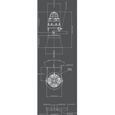 Взрывозащищенный акустический сигнализатор и ксеноновый маяк стробоскоп STExC1X05F