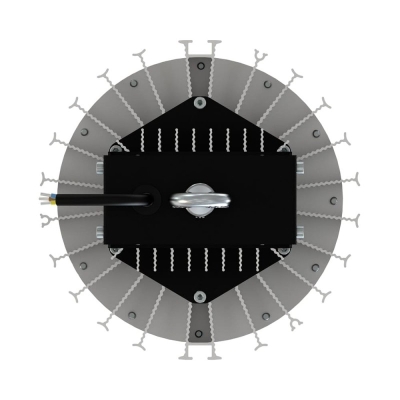 Купольный высокотемпературный светодиодный светильник LTN PRO 80 ip67