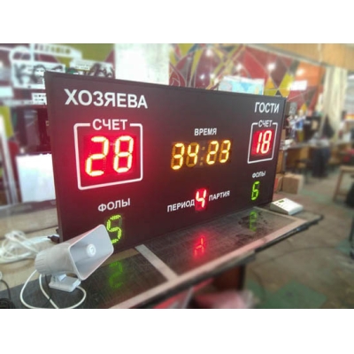 Универсальное спортивное табло ТС-150х4_130х7b