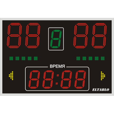 Универсальное уличное спортивное табло