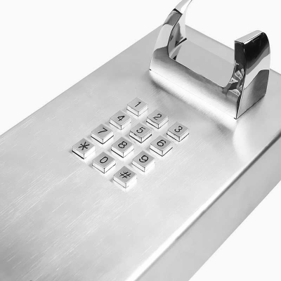 Промышленный антивандальный SIP телефон   с клавиатурой  ЭД130К-SIP 