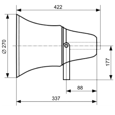 Громкоговоритель рупорный   50ГР-45 (К1)
