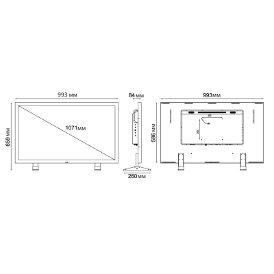 Профессиональный ЖК монитор   STM-425 