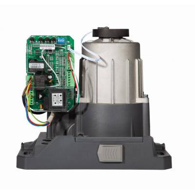 SKY-S1000m Электропривод 230 В для откатных ворот до 1000 кг, магнитный концевой выключатель, нейлоновая червячная передача, 2 брелка-передатчика SKY-S1000