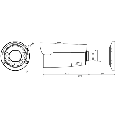 5-мегапиксельная IP-камера c моторизованным объективом и ИК-подсветкой STC-IPMA5625LRA