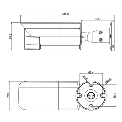 5 Мп уличная цилиндрическая IP-видеокамера с моторизованным объективом и ИК-подсветкой STC-IPM5644A OPTi
