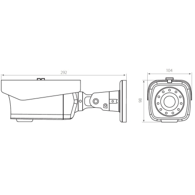 12-мегапиксельная IP-камера с ИК-подсветкой STC-IPM12650A