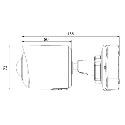 8 Мп вандалозащищенная панорамная IP-камера с объективом «рыбий глаз» STC-IPM8110A Estima