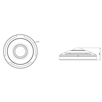 12-мегапиксельная вандалозащищенная IP-камера с объективом "рыбий глаз" STC-IPM12140A/1 Estim