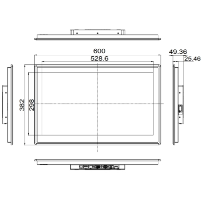 Промышленный монитор  DM-F24A/PC