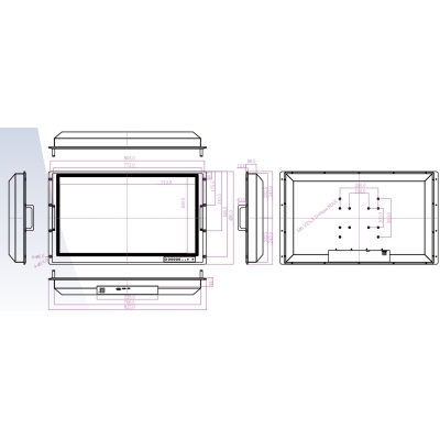 Промышленный монитор W32L100-MLA3FP