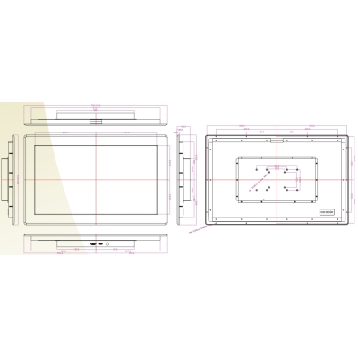 Промышленный монитор W27L100-IPA1/GS