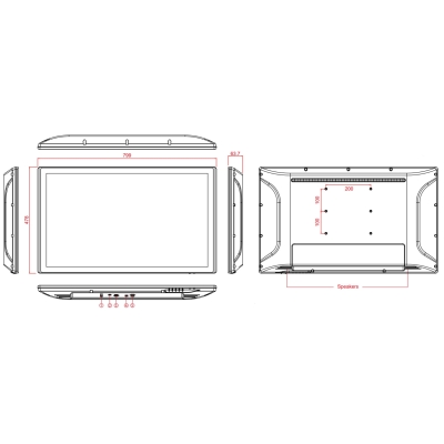 Промышленный монитор W32L100-PTA3