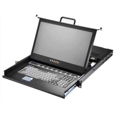 Промышленная KVM-консоль на 16 компьютеров