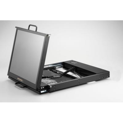 Промышленная KVM-консоль dual rail с сенсорным дисплеем AMK701-17PBRUDT