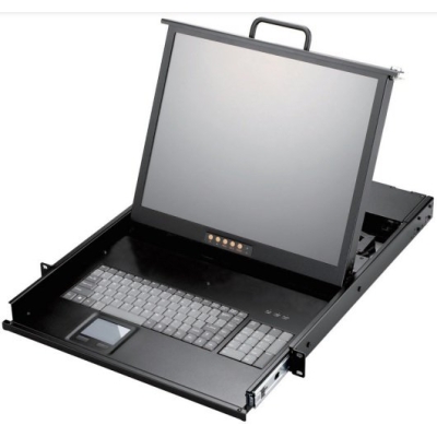 Промышленная KVM-консоль single rail с сенсорным экраном