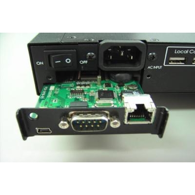 Компактная промышленная KVM-консоль для 8 компьютеров SMK980-17UBRU(COMBO)