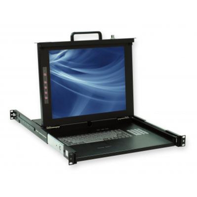 Промышленная KVM-консоль single rail