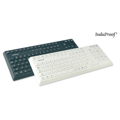 Промышленная клавиатура с IP68 InduKey TKG-105-IP68-GREY-USB-US/CYR