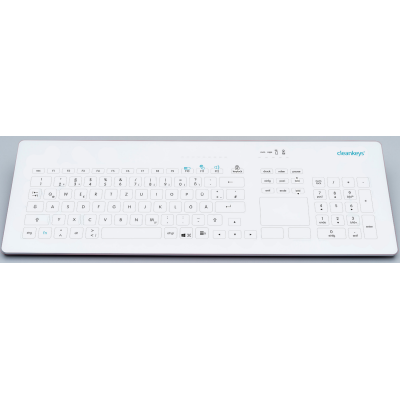 Беспроводная емкостная клавиатура с тачпадом