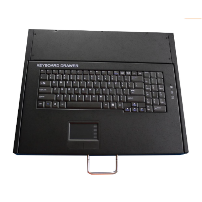 Промышленная выдвижная клавиатура с тачпадом