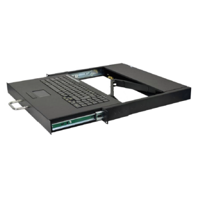 Промышленная выдвижная клавиатура с тачпадом K-TEK-1U-KB-TP-PL-B-US/RU-USB