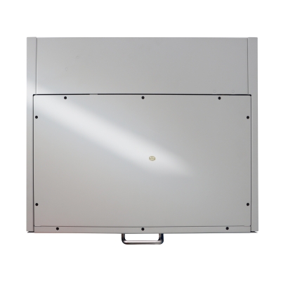 Промышленная выдвижная клавиатура с тачпадом K-TEK-1U-KB-TP-PL-B-US/RU-USB-RAL7035