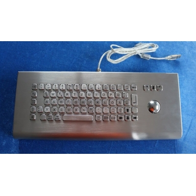 Промышленная антивандальная клавиатура с трекболом K-TEK-A343-MTB-MDT-DWP-US/RU-USB