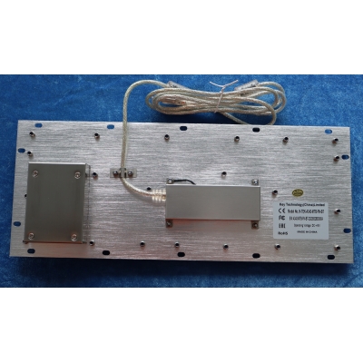 Промышленная антивандальная встраиваемая клавиатура с трекболом K-TEK-A343-MTB-FN-BT-US/RU-USB