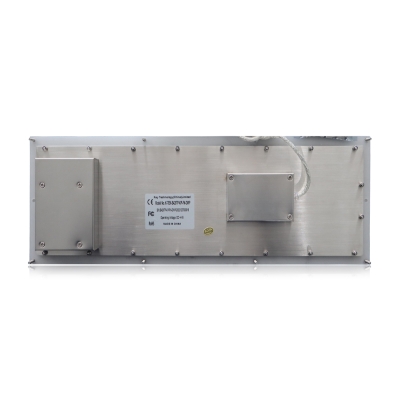 Промышленная встраиваемая антивандальная клавиатура с тачпадом K-TEK-B420TP-KP-FN-DWP-US/RU-USB