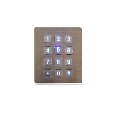 Антивандальная клавиатура keypad с подсветкой