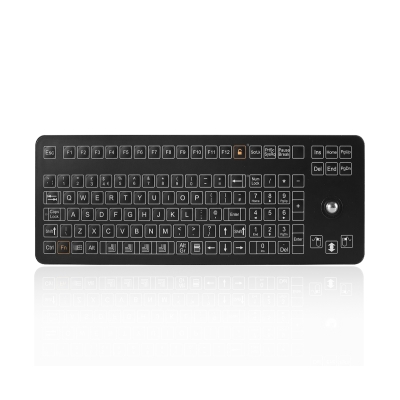 Промышленная настольная мембранная клавиатура с трекболом