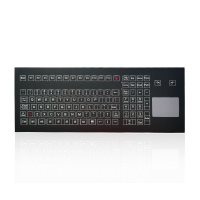 Промышленная панельная мембранная клавиатура с тачпадом