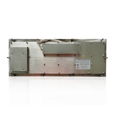 Промышленная панельная мембранная клавиатура с тачпадом K-TEK-D410TP-KP-FN-BL-SW-US/RU-PS/2