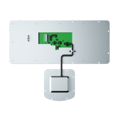 Промышленная панельная клавиатура с выносным тачпадом K-TEK-M270-FN-BL-IT-ML-DWP+M73TP