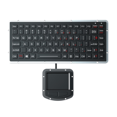 Промышленная панельная клавиатура с выносным тачпадом